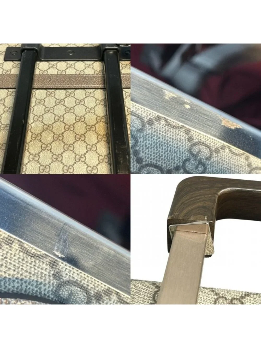 Gucci Travel Bag Globe Trotter Collaboration GG Carry on Trunk